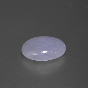 2,07 ctw natürlicher blauer Jadeit, Oval Schliff, Lichtundurchlässig