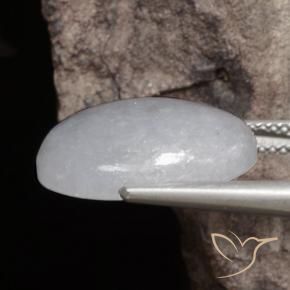 9,17 ctw natürlicher Mittelgrau Jadeit, Oval, Lichtdurchlässig