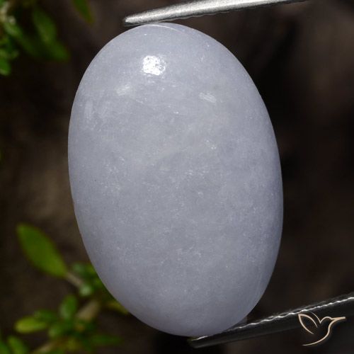 11.54ct Natürlicher Grau Jadeit, Oval, Lichtundurchlässig
