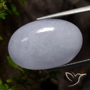 9,17 ctw natürlicher Grau Jadeit, Oval, Lichtundurchlässig