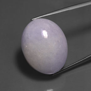 60,38 ctw natürlicher blauer Jadeit, Oval Schliff, Lichtundurchlässig