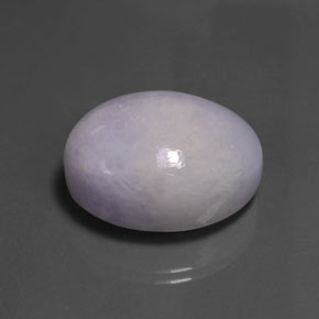 60,38 ctw natürlicher blauer Jadeit, Oval Schliff, Lichtundurchlässig