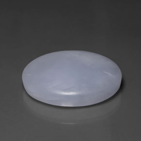 53,76 ctw natürlicher blauer Jadeit, Oval Schliff, Lichtundurchlässig