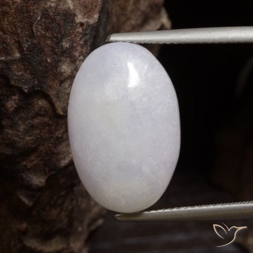 15.67ct Natürlicher Grau Jadeit, Oval, Lichtundurchlässig
