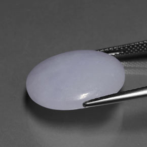 9,17 ctw natürlicher Lavendel Jadeit, Rund Schliff, Lichtdurchlässig