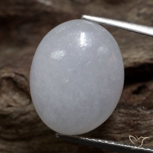 9,17 ctw natürlicher Mittelgrau Jadeit, Oval, Lichtdurchlässig