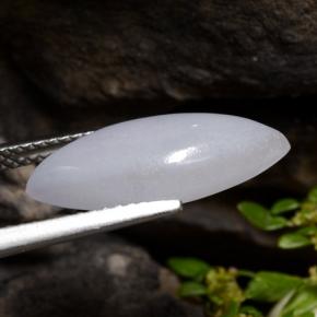 5,21 ctw natürlicher grauer Jadeit, Marquise, Lichtdurchlässig