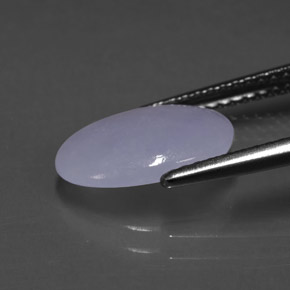 9,17 ctw natürlicher Lavendel Jadeit, Oval Schliff, Transparent