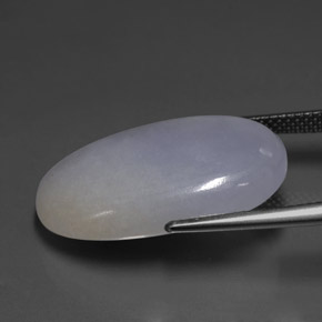 9,17 ctw natürlicher Lavendel Jadeit, Oval Schliff, Lichtdurchlässig