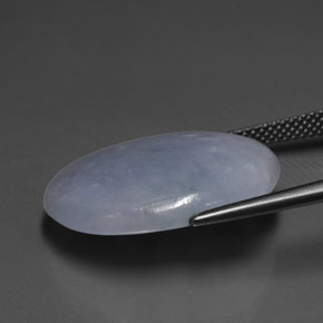 9,17 ctw natürlicher Lavendel Jadeit, Oval Schliff, Lichtdurchlässig