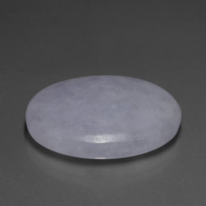 20,64 ctw natürlicher blauer Jadeit, Oval Schliff, Lichtdurchlässig