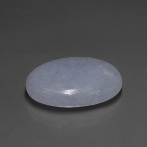 14,80 ctw natürlicher blauer Jadeit, Oval Schliff, Lichtdurchlässig