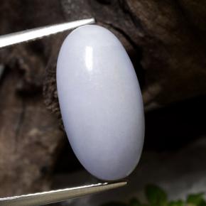 12,42 ctw natürlicher violetter Jadeit, Oval Schliff, Lichtdurchlässig