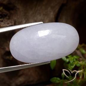 9,17 ctw natürlicher Grau Jadeit, Oval, Lichtdurchlässig