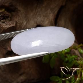 9,17 ctw natürlicher Grau Jadeit, Oval, Lichtdurchlässig