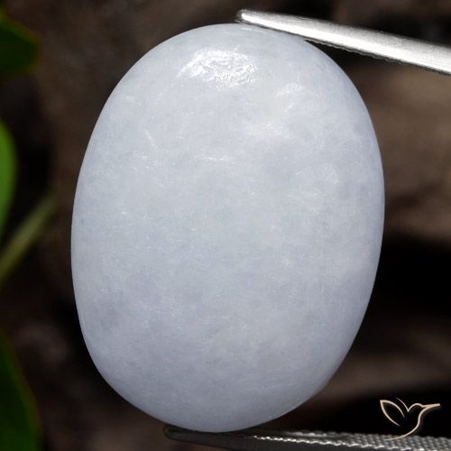 38.02ct Natürlicher Grau Jadeit, Oval, Lichtundurchlässig