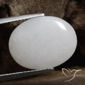 9,17 ctw natürlicher Mittelgrau Jadeit, Oval, Lichtdurchlässig