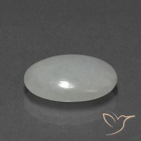 9,17 ctw natürlicher Mittelgrau Jadeit, Oval, Lichtundurchlässig