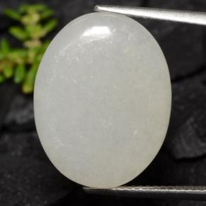 9,17 ctw natürlicher hellgrün Jadeit, Oval Schliff, Lichtdurchlässig