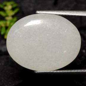 9,17 ctw natürlicher hellgrün Jadeit, Oval Schliff, Lichtdurchlässig