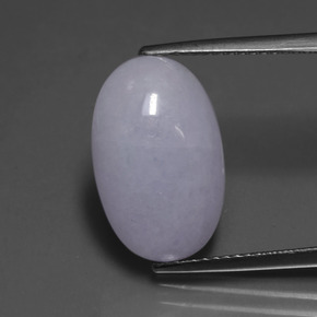 8,65 ctw natürlicher blauer Jadeit, Oval Schliff, Lichtundurchlässig