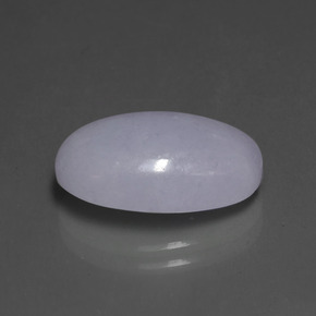 8,65 ctw natürlicher blauer Jadeit, Oval Schliff, Lichtundurchlässig