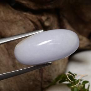 9,17 ctw natürlicher Grau Jadeit, Oval, Lichtdurchlässig