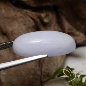 9,17 ctw natürlicher Grau Jadeit, Oval, Lichtdurchlässig