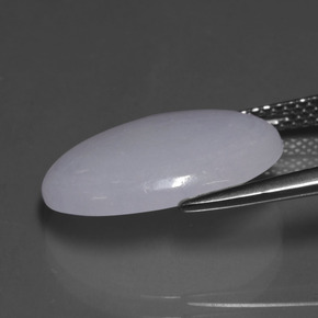 9,17 ctw natürlicher Lavendel Jadeit, Oval Schliff, Lichtdurchlässig