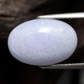 7,19 ctw natürlicher violetter Jadeit, Oval Schliff, Lichtundurchlässig
