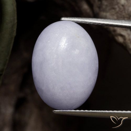 16.12ct Natürlicher hellviolett Jadeit, Oval, Lichtundurchlässig