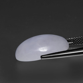 9,17 ctw natürlicher Lavendel Jadeit, Oval, Lichtundurchlässig
