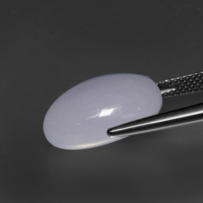 9,17 ctw natürlicher Lavendel Jadeit, Oval, Lichtundurchlässig