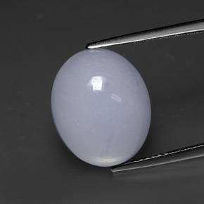 9,17 ctw natürlicher Lavendel Jadeit, Oval, Lichtundurchlässig