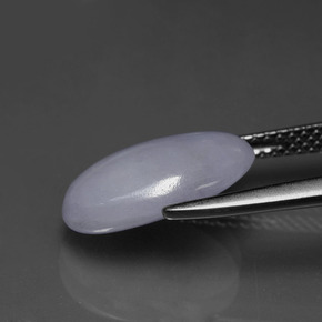 9,17 ctw natürlicher Lavendel Jadeit, Oval Schliff, Lichtundurchlässig