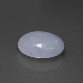 4,23 ctw natürlicher blauer Jadeit, Oval Schliff, Lichtdurchlässig