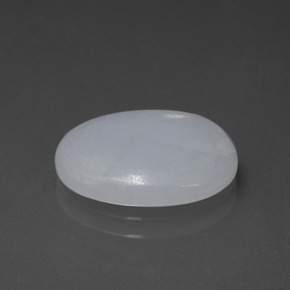 4,62 ctw natürlicher blauer Jadeit, Oval Schliff, Lichtdurchlässig