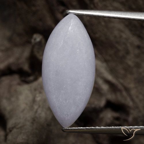 4.90ct Natürlicher Grau Jadeit, Marquise, Lichtdurchlässig