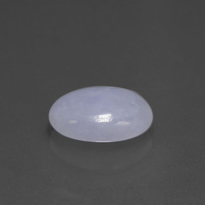 2,53 ctw natürlicher blauer Jadeit, Oval Schliff, Lichtdurchlässig