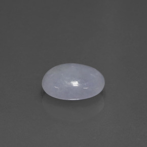 2,00 ctw natürlicher blauer Jadeit, Oval Schliff, Lichtdurchlässig