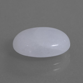 7,79 ctw natürlicher blauer Jadeit, Oval Schliff, Lichtdurchlässig