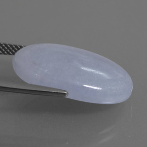 9,17 ctw natürlicher Lavendel Jadeit, Oval Schliff, Lichtdurchlässig