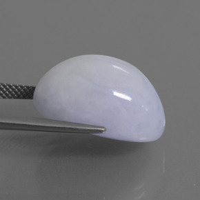 9,17 ctw natürlicher Lavendel Jadeit, Oval Schliff, Lichtundurchlässig