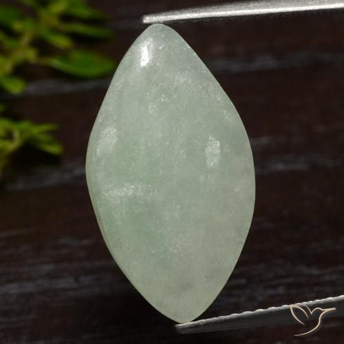 6.77ct Natürlicher Helles Haselnussgrün Jadeit, Marquise, Lichtdurchlässig