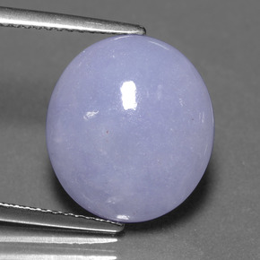 8,93 ctw natürlicher blauer Jadeit, Oval Schliff, Lichtdurchlässig