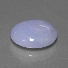8,93 ctw natürlicher blauer Jadeit, Oval Schliff, Lichtdurchlässig