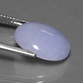 8,93 ctw natürlicher blauer Jadeit, Oval Schliff, Lichtdurchlässig
