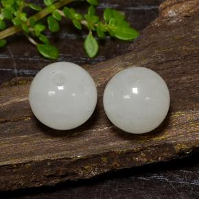 13,42 ct natürliche grüner Jadeit-Edelsteine, Sphäre / Kugel, Lichtdurchlässig