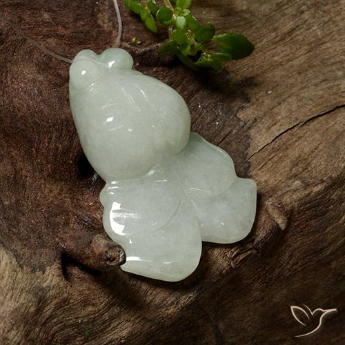31.71ct Natürlicher hellgelblich-grün Jadeit, Fantasie, Lichtdurchlässig