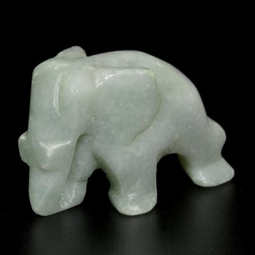 9,17 ctw natürlicher Hellgrau Jadeit, Ausgefallene Form, Lichtundurchlässig